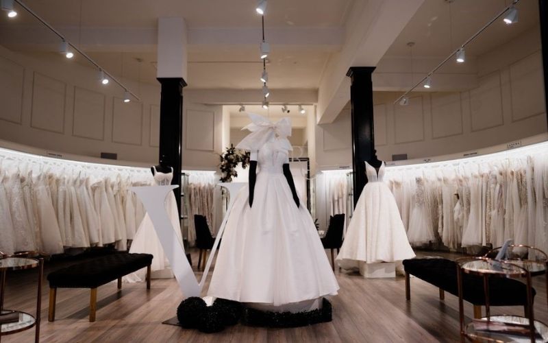 Mộ số bí quyết thiết kế showroom áo cưới đẹp mắt, chuyên nghiệp