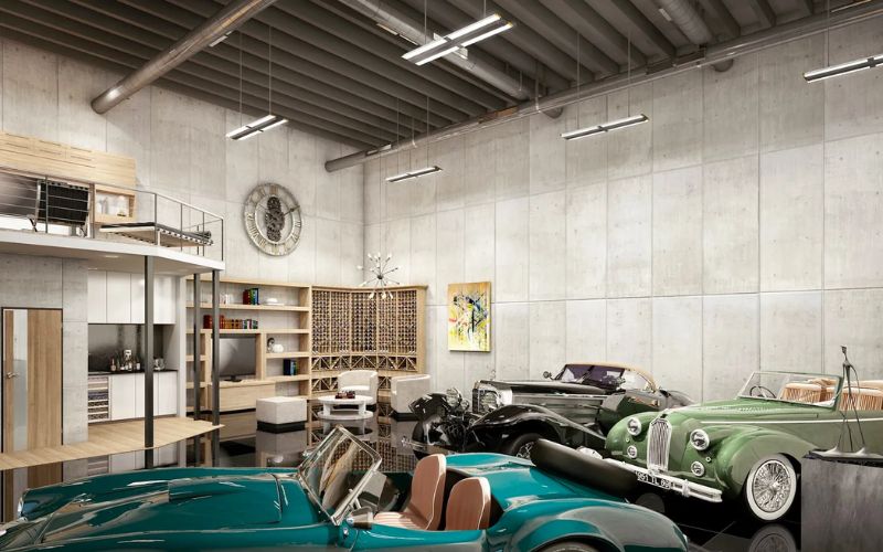Thiết kế showroom ô tô phong cách vintage thanh lịch