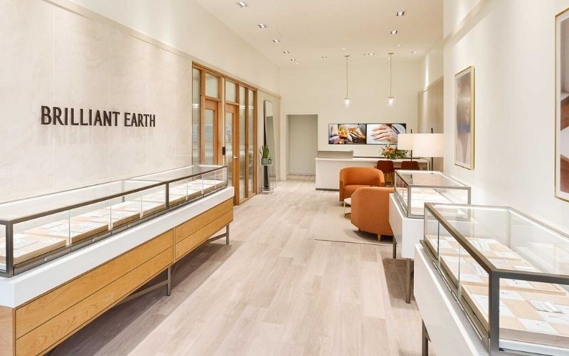 Thiết kế cửa hàng trang sức theo phong cách đơn giản và thanh lịch