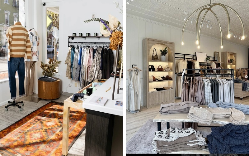 Thiết kế shop quần áo 40m2 với bố cục thông minh