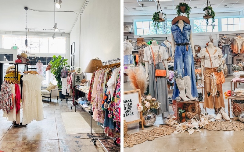 Thiết kế shop quần áo 40m2 không thể thiếu đi các chi tiết decor