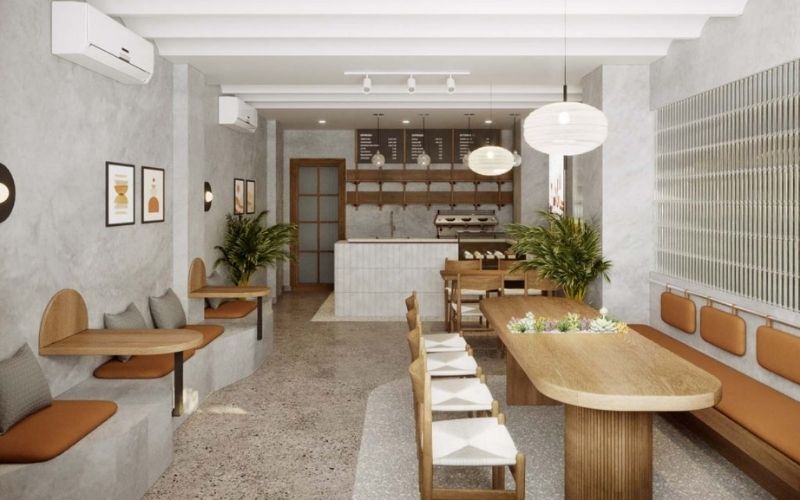 Quán cafe nhỏ phong cách Bắc Âu sang trọng