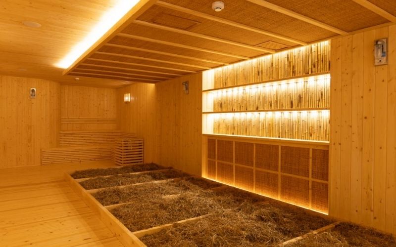 Spa xông hơi chăm sóc sức khỏe bằng thảo dược phong cách Hàn