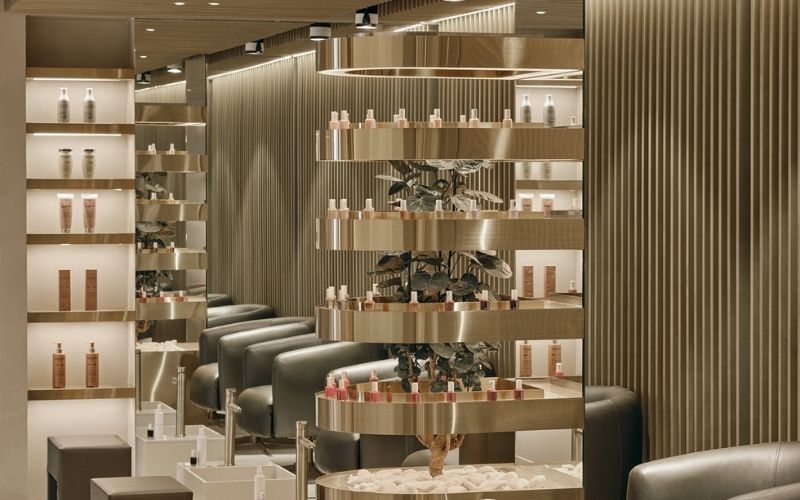 Tiệm nail phong cách hiện đại với nội thất thông minh