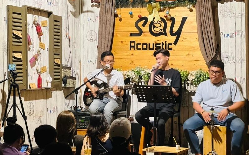 Thiết kế quán cafee acoustic phong cách Bohemian
