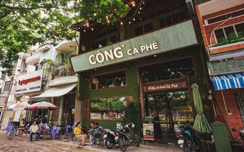 Quán cafe cóc vintage tạo cảm giác dân dã