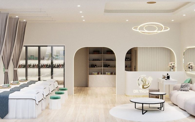 Spa Medical hiện đại với gam màu sáng nổi bật
