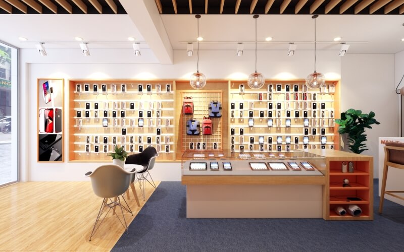 Thiết kế shop phụ kiện điện thoại chuyên nghiệp