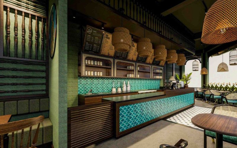 Quán cafe 2 tầng Vintage với nội thất mang vẻ đẹp thập niên cũ