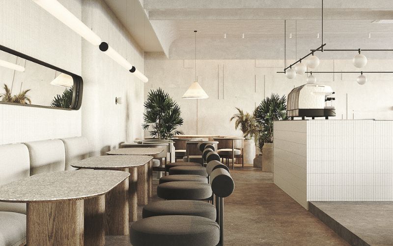 Một số mẫu thiết kế quán cafe 80m2 đẹp nhất hiện nay
