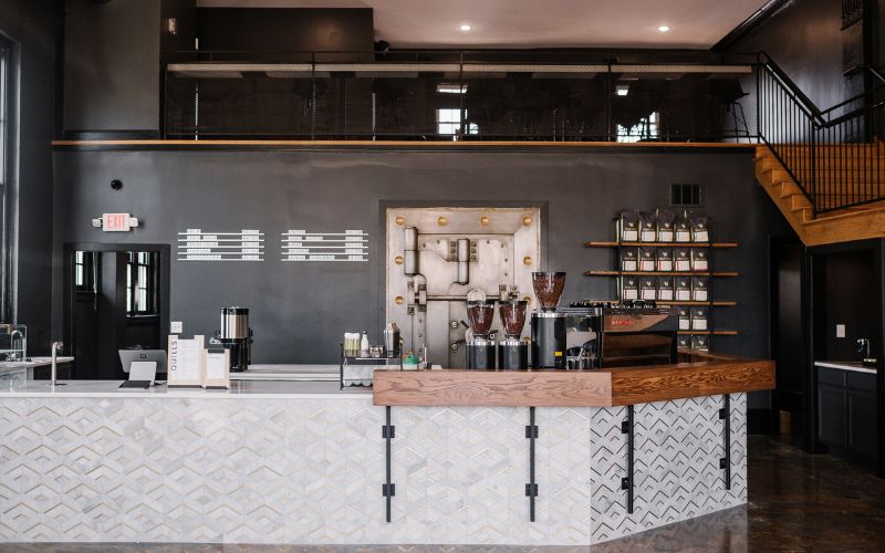 Quán cafe 2 tầng phong cách Bắc Âu với nội thất tiện nghi