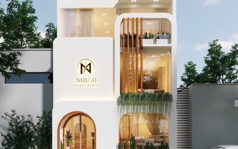 Lựa chọn vật liệu chất lượng để thi công thiết kế mặt tiền spa