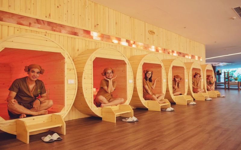 Spa xông hơi khô theo phong cách hàn quốc