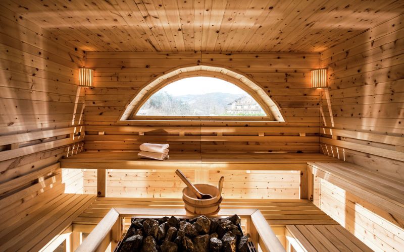Spa xông hơi đá lửa phong cách hàn quốc