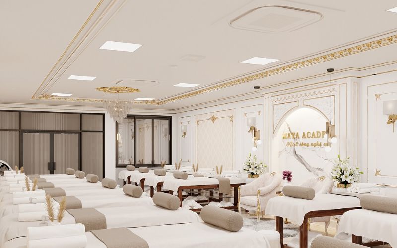 Decor không gian spa tân cổ điển thật thư thái, thanh lịch