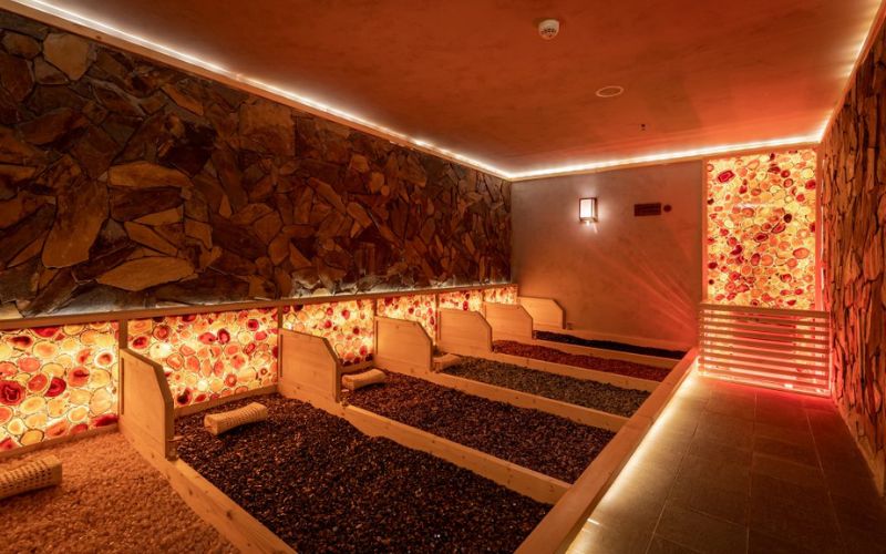 Spa xông hơi đá muối jjim jil bang phong cách hàn quốc