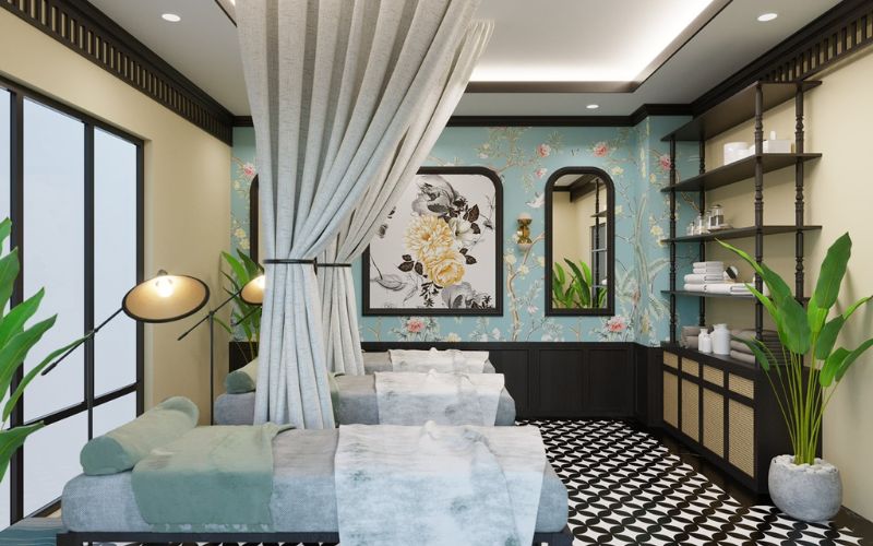 Một số đặc điểm riêng biệt của thiết kế spa tân cổ điển