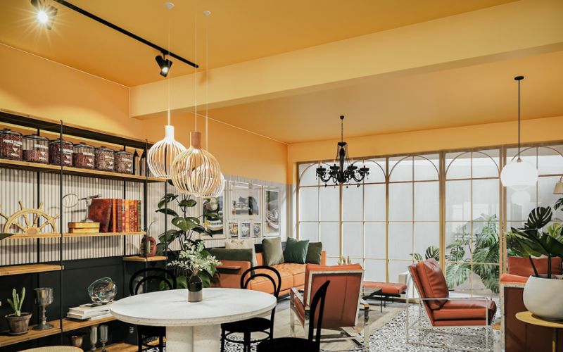 Quán cafe phong cách cổ điển lấy cảm hứng từ thời kì Victorian