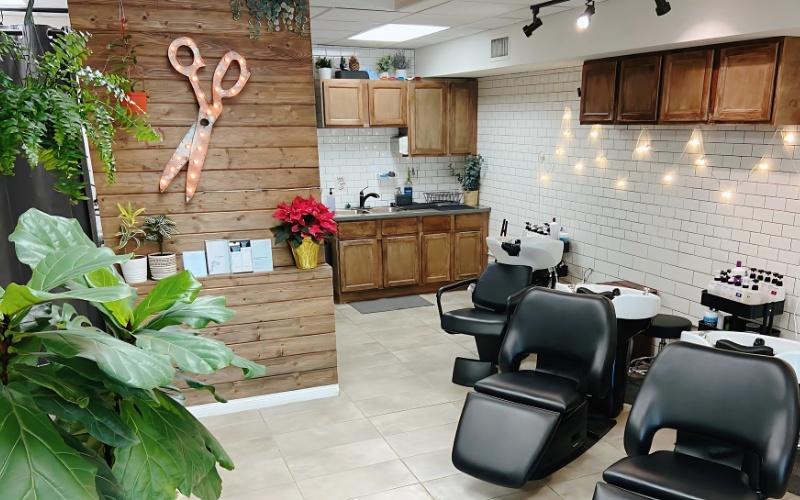 Phân chia bố cục không gian hợp lý cho salon tóc
